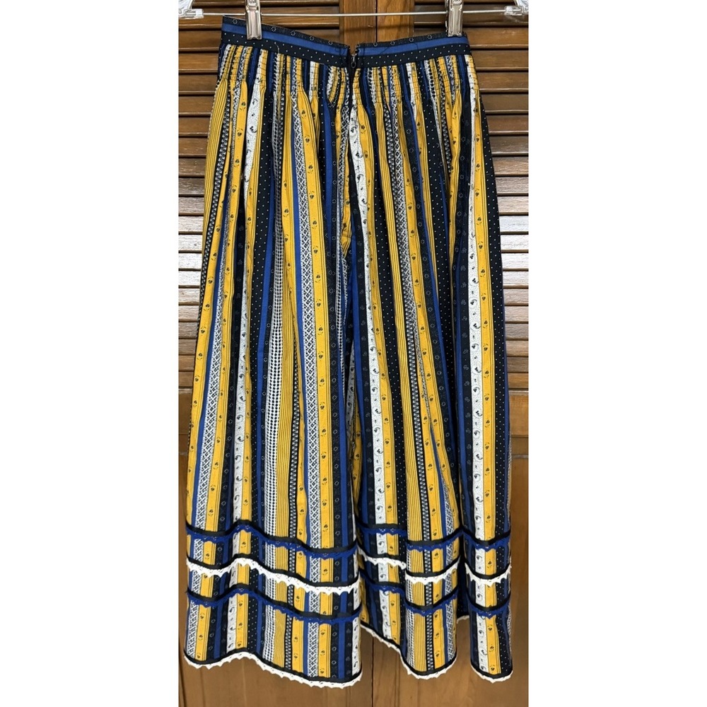 Hammerschmid Trachten Striped Midi Skirt Lagenlook Folk Cottagecore‎ 36 - Picture 2 of 5
